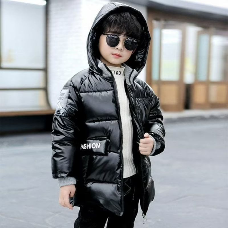 Kids Winter Jacket Coat For Little Boys Age 2 3 4 5 6 7 8 9 Years Old Children Hooded Outerwear Baby Toddler Infant Warm Clothes